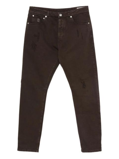 Brunello Cucinelli Dyed Denim Pants