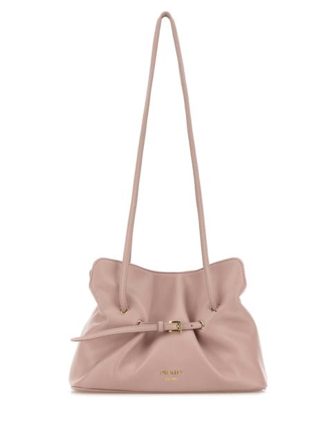 Prada Prada Women Pink Nappa Leather Small Prada Dana Bucket Bag