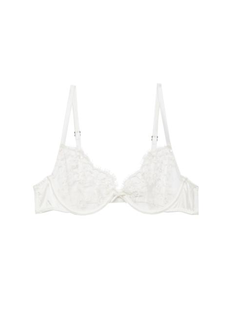 Fleur du Mal x Galia Lahav Daphne Lace Demi Bra white