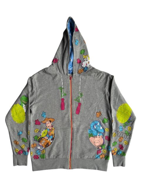 VERY RARE VINTAGE HOODIE TOY STORY MOVIE ALL OVER PRINTED