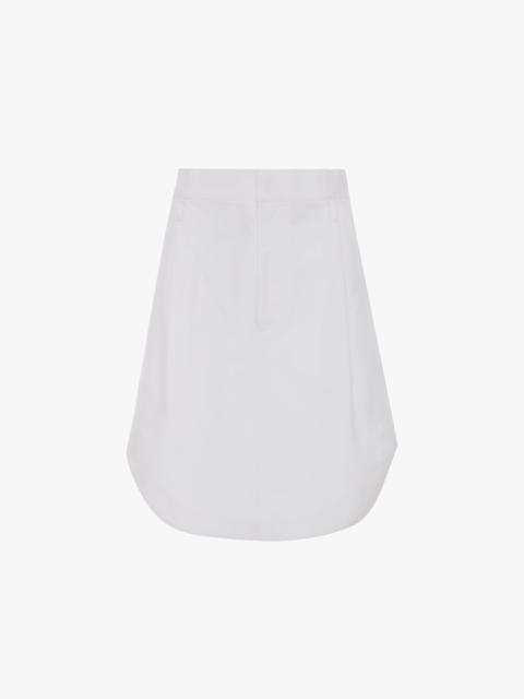 Victoria Beckham Cargo Skirt In Optic White