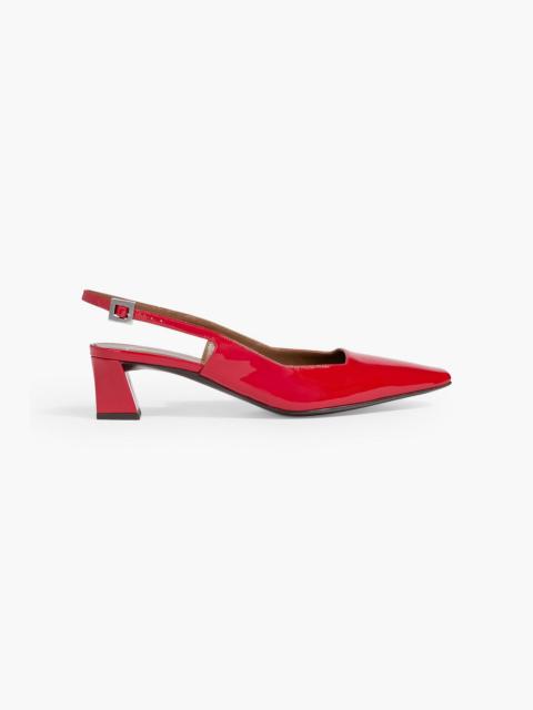 Giuseppe Zanotti Brendha 45 patent-leather slingback pumps