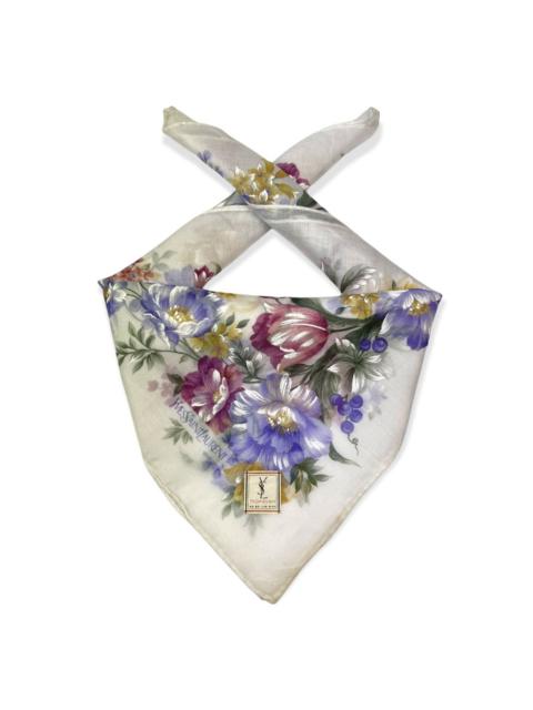 Other Designers Vintage - YSL scarf bandana neckerchief handkerchief pocketsquare
