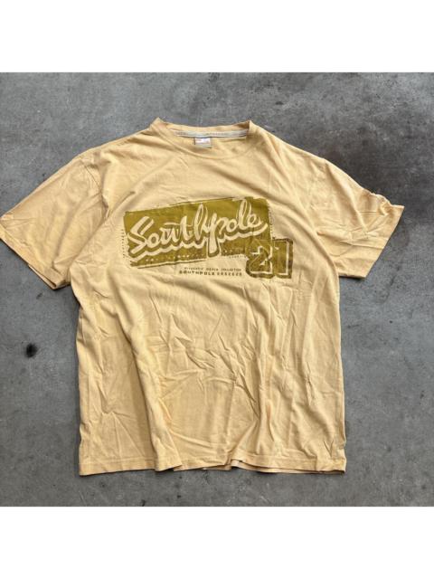 Other Designers Southpole Men's Yellow and Tan T-shirt