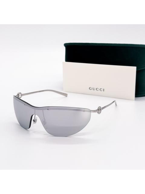 GUCCI NEW GUCCI GG1700S 002 SUNGLASSES SILVER GREY GUCCI EYEWEA