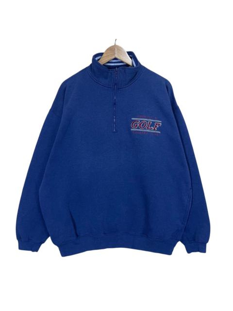 Other Designers Vintage 90s America Golf Country Club Halfzip Sweatshirt