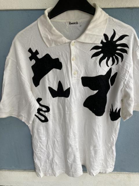 Other Designers Kansai Yamamoto - Kansai O2 t shirt collar rare