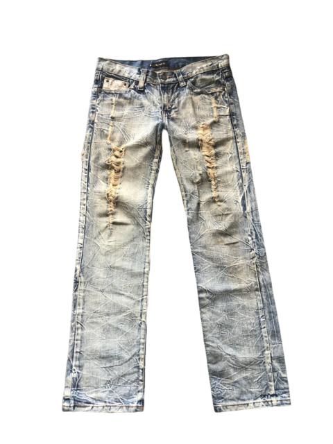 Other Designers Distressed Denim - RARE🔥K.U..I Japanese distressed denim punk