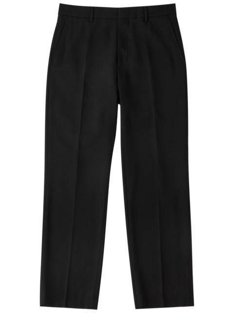Ami Paris Straight-leg Wool Trousers