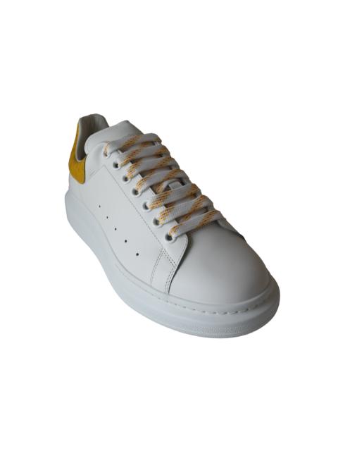 Alexander McQueen Alexander McQueen Oversized Leather Sneakers Yellow White