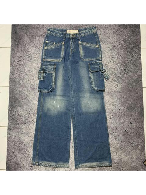 Other Designers Japanese Brand - Tank Girl Tactical Wash Cargo Denim Jeans Pants