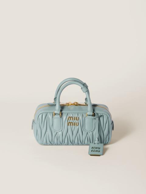 Miu Miu Arcadie matelassé nappa leather bag