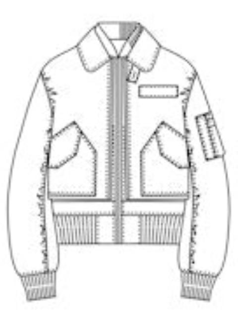 sacai Sacai Women Nylon Twill Blouson