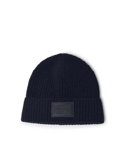 Dolce & Gabbana Dolce & Gabbana Blue Cashmere Beanie Men