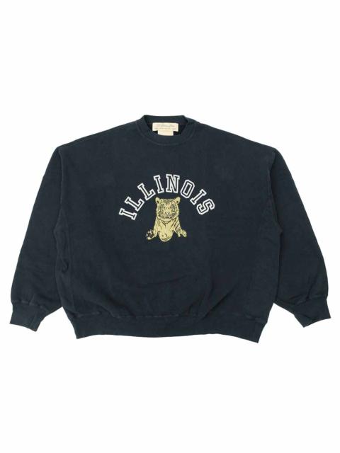 REMI RELIEF SP Processing Fleece-Lined Crew Neck Sweatshirt - ILLINOIS - RN29373151