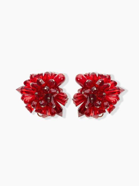 CAROLINA HERRERA Crystal Cluster Earrings