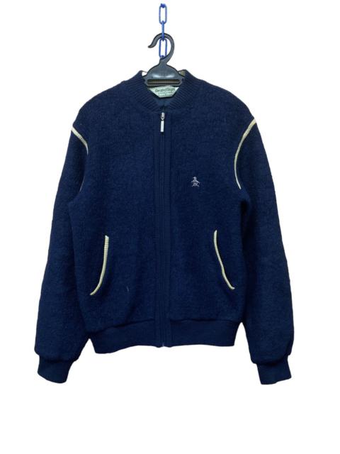 Other Designers Vintage 90s Grand Slam Munsingwear Wool Knits Bomber Jacket