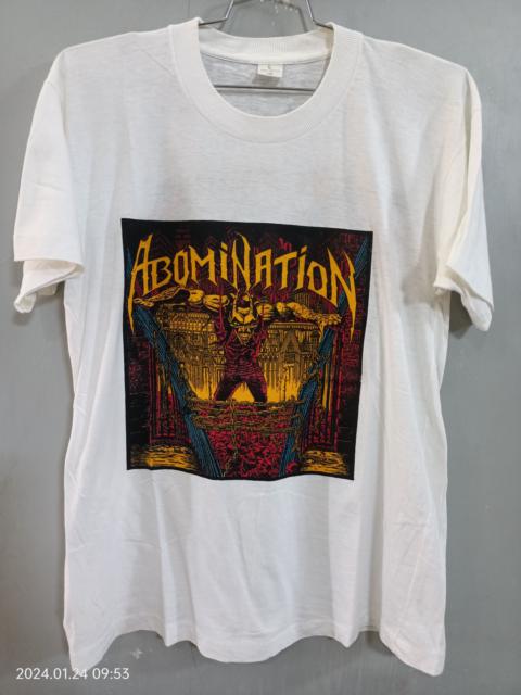 Other Designers Vintage - 90s Abomination Band Shirt 1st Abum