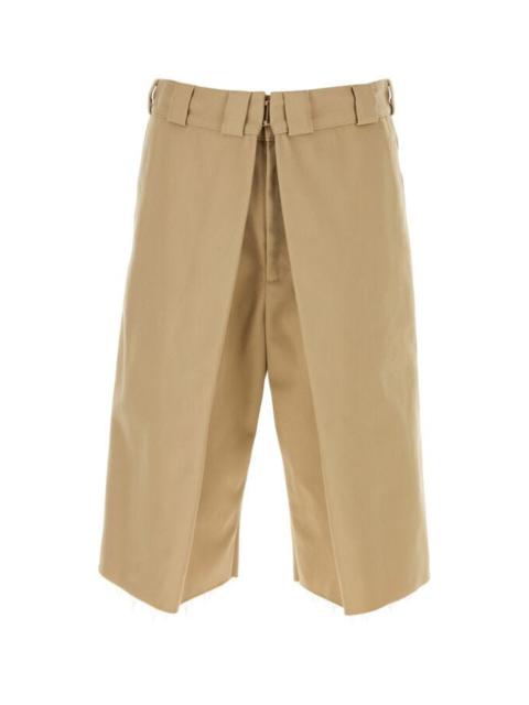 Givenchy Givenchy Men Cappuccino Polyester Blend Bermuda Shorts
