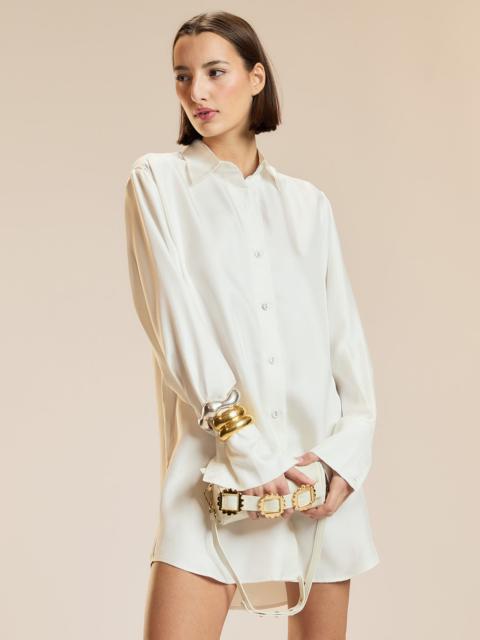 CYNTHIA ROWLEY Collectible Silk Shirt Dress