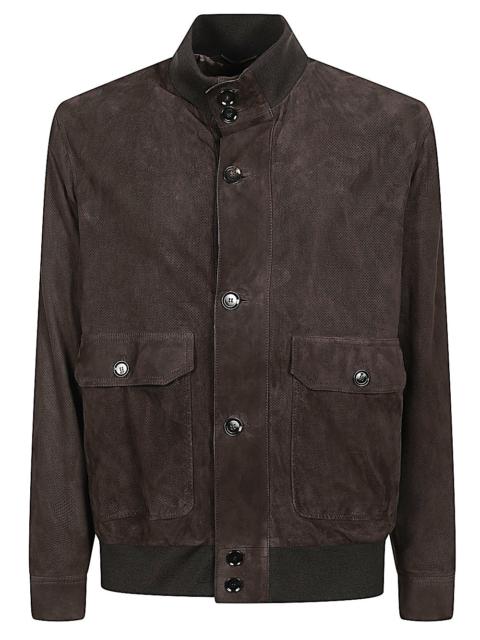 Brioni Brioni Men Suede Leather Jacket