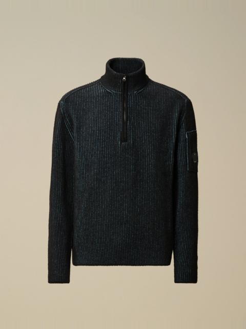 C.P. Company Fleece Knit Half Zip Sweater