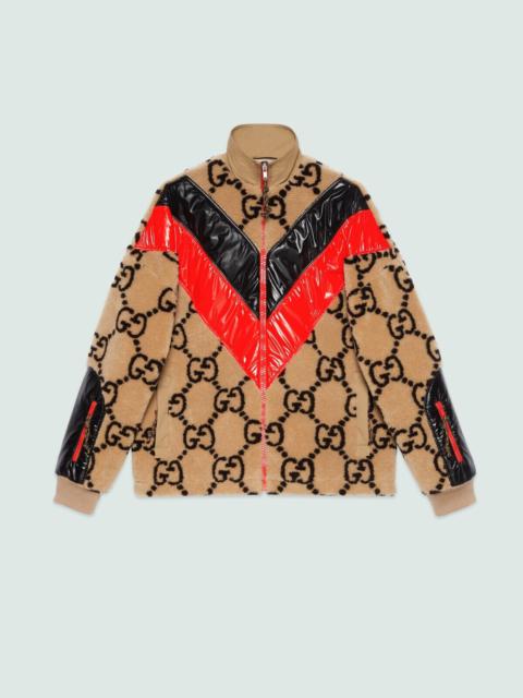 GUCCI Gucci GG Wool Jersey Zip Jacket