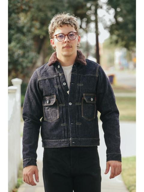 Iron Heart IHJ-151-IND 16OZ SELVEDGE DENIM FLEECE LINED TYPE II - INDIGO