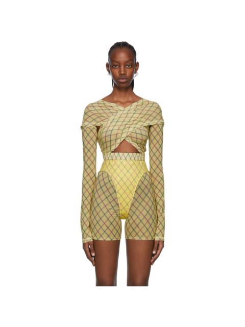 KNWLS SSENSE Exclusive Yellow Anti-Cross Blouse