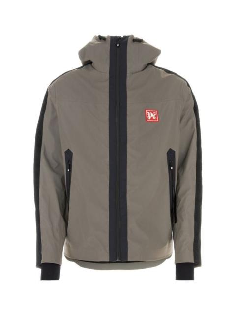 Palm Angels Silver polyester ski jacket