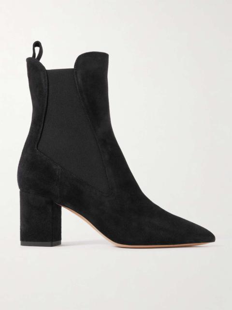 Anja suede ankle boots Black