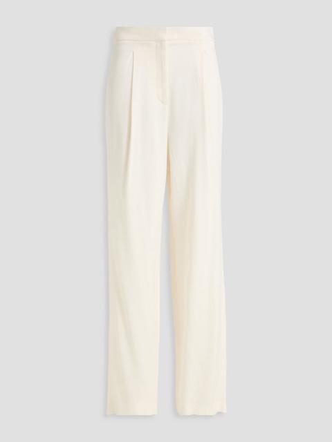VERONICA BEARD Robinne pleated wide-leg pants