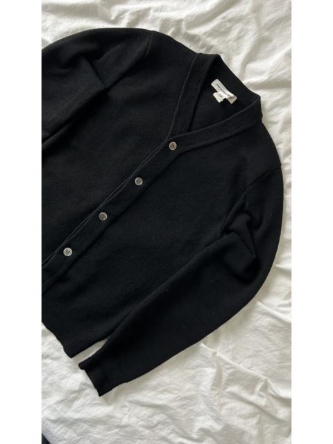Comme des Garçons SHIRT black premium wool cardigan . made in japan