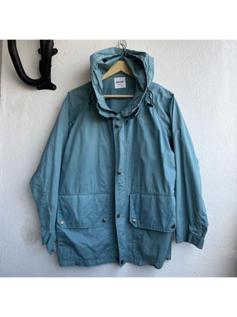 SOFT BLUE ISSEY MIYAKE NE-NET LIGHT HOODIE JACKET