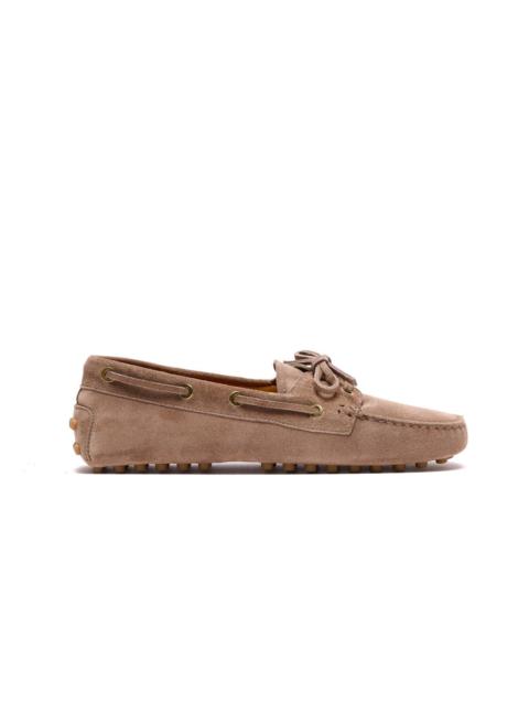 Tod's Tod's Women Gommino Suede Boat Loafers