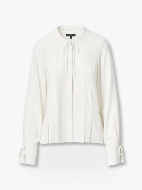rag & bone Arden Pleated Blouse