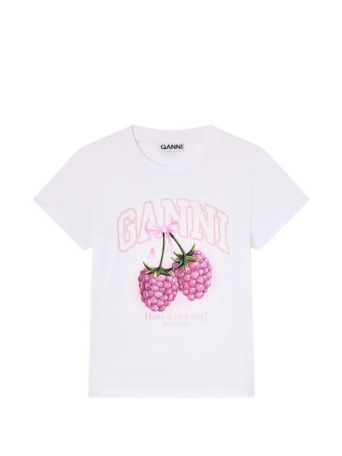 GANNI Ganni Graphic-print T-shirt