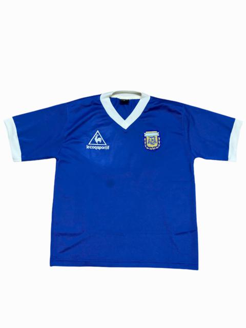 Other Designers Vintage - Vintage 1990 Worldcup Argentina football jersey matchworn
