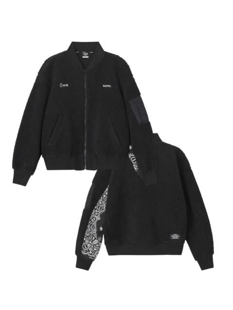 SOPHNET. 2021 FW Soph X GU sherpa MA-1 jacket