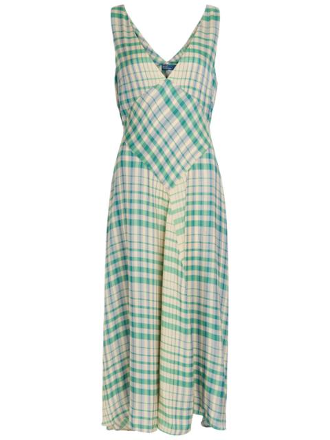 Polo Ralph Lauren Polo Ralph Lauren Plaid Woven Midi Dress