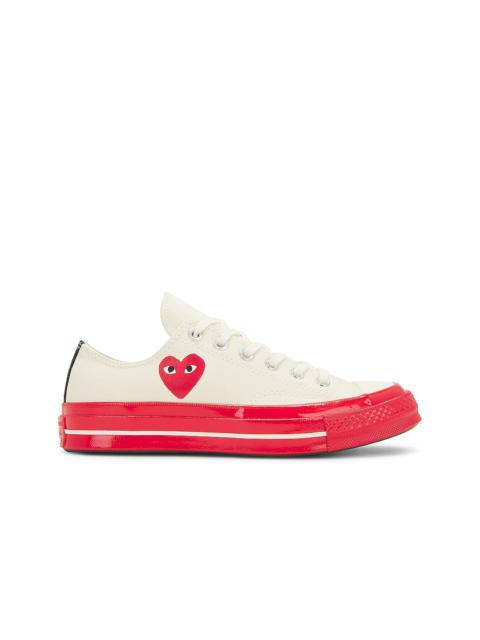 Comme des Garçons PLAY Converse Red Sole Low Top