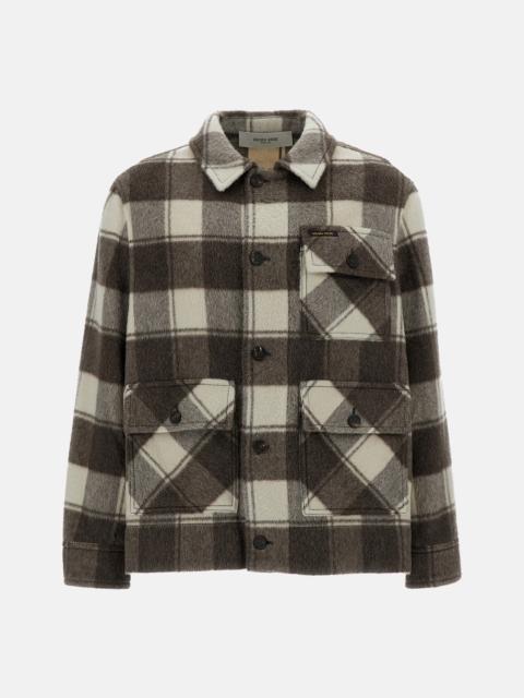 Golden Goose Golden Goose Men Journey Check Boxy Shirt Jacket