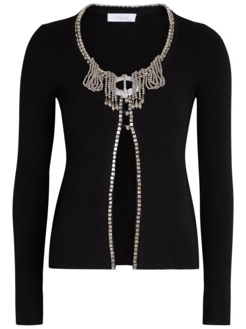 rabanne Rabanne Embellished Open-front Cardigan