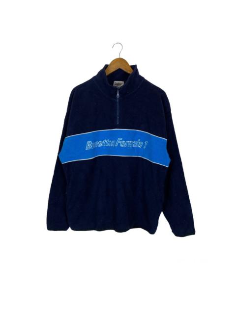 Other Designers Vintage Benetton F1 fleece half zipper jacket