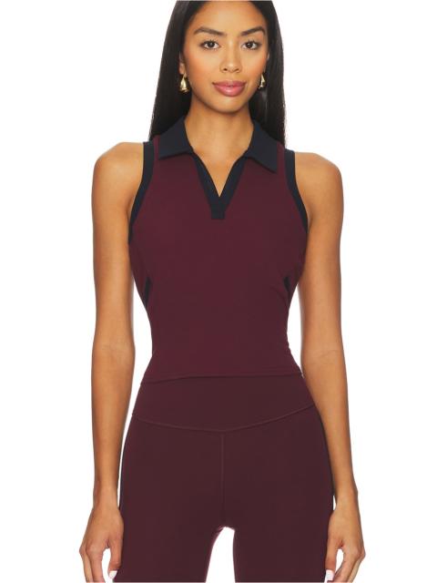 SPLITS59 Austin Air Weight Crop Polo