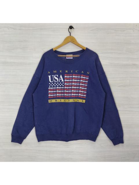 Other Designers Hanes - 90s Snap-On Crewneck Sweatshirt Large , snap on