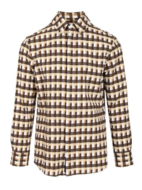 Bottega Veneta Bottega Veneta Men Checked Shirt
