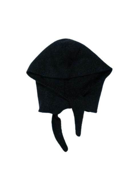 AMOMENTO Hairy Balaclava Scarf Black