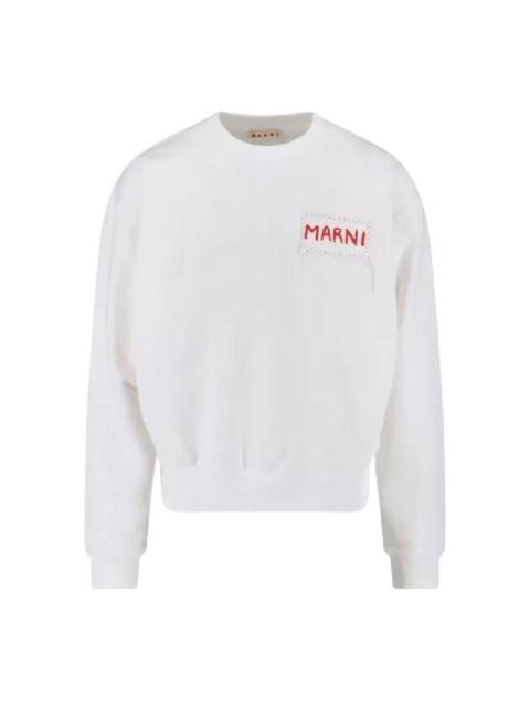 Marni Marni Long Sleeve Cotton Sweatshirt