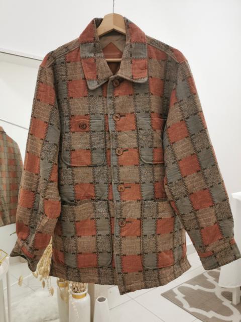 Other Designers Japanese Brand - Flying Scotsman patchwork design wool jacket